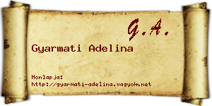 Gyarmati Adelina névjegykártya